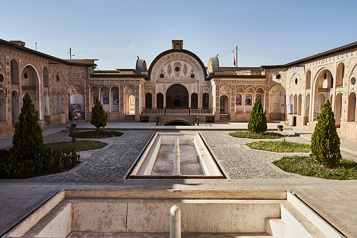 Backpacking im Iran Herrenhaus in Kashan