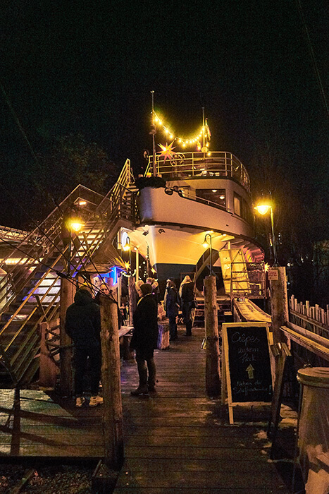 Alte Utting Schiff Weihnachtsmarkt München