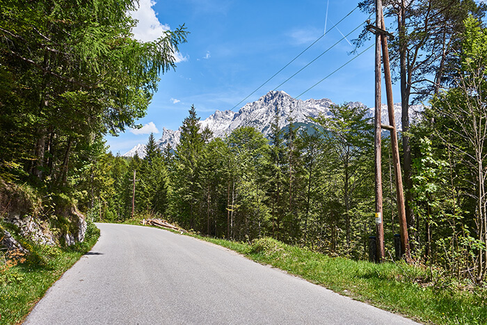 Bergblick in der Ferne