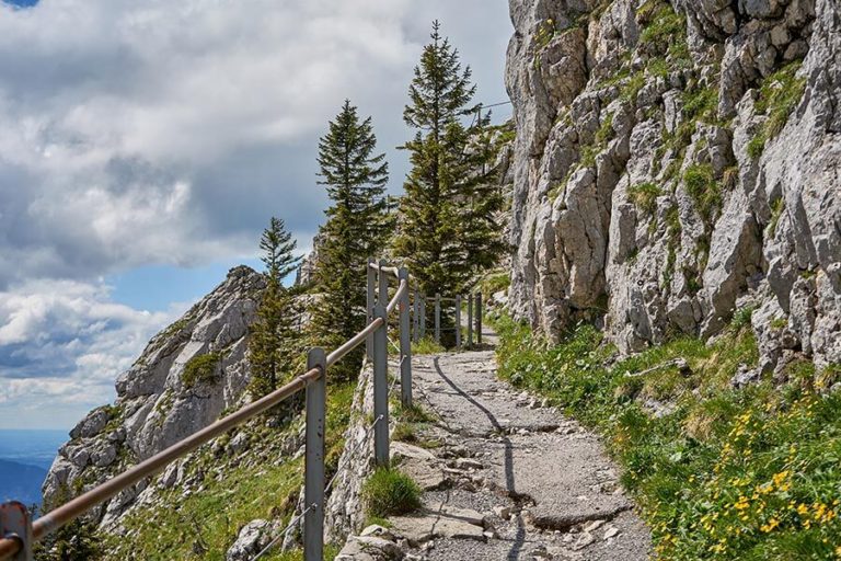Spannende Wandern Bayern Berge Ebenbild
