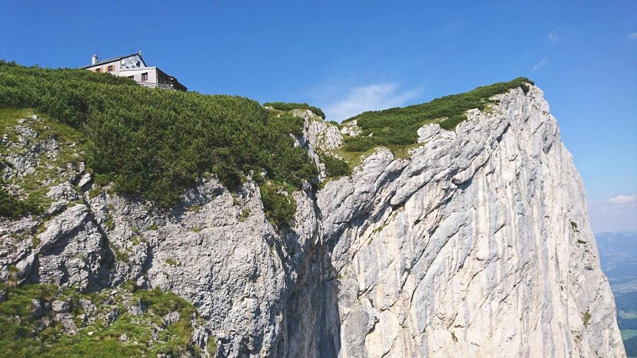 Untersberg Kletterwand am Störhaus