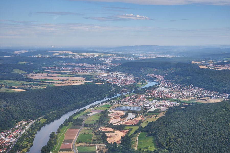 Churfranken von oben