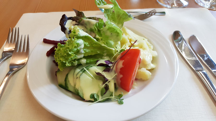 Salat im Hotel Summerhof